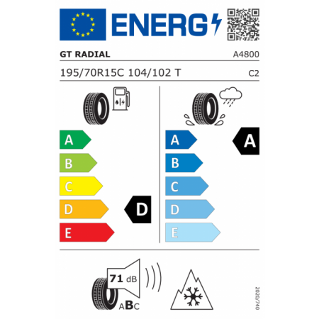 GT-RADIAL MAXMILER ALLSEASON 2 195/70  R15C 104/102T